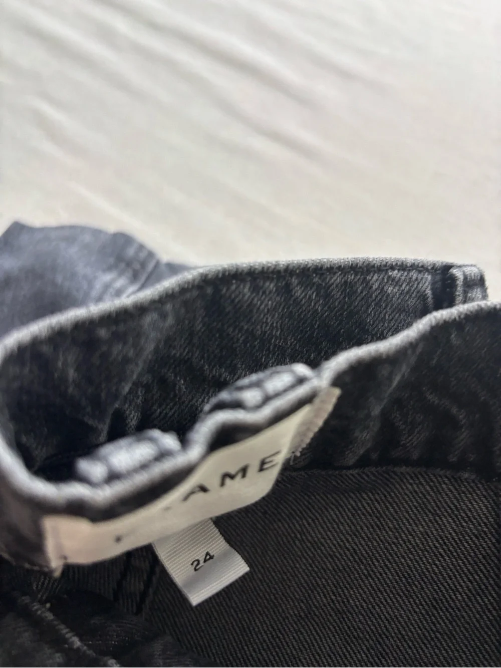 FRAME High Rise Utility Straight Leg Jeans in ASTRAY 24 | HRUSL726